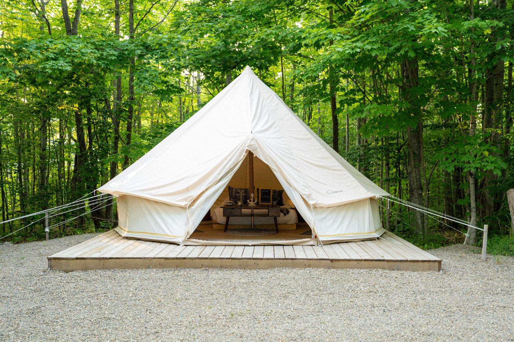 Grotto Getaway Hotell Miller Lake Eksteriør bilde