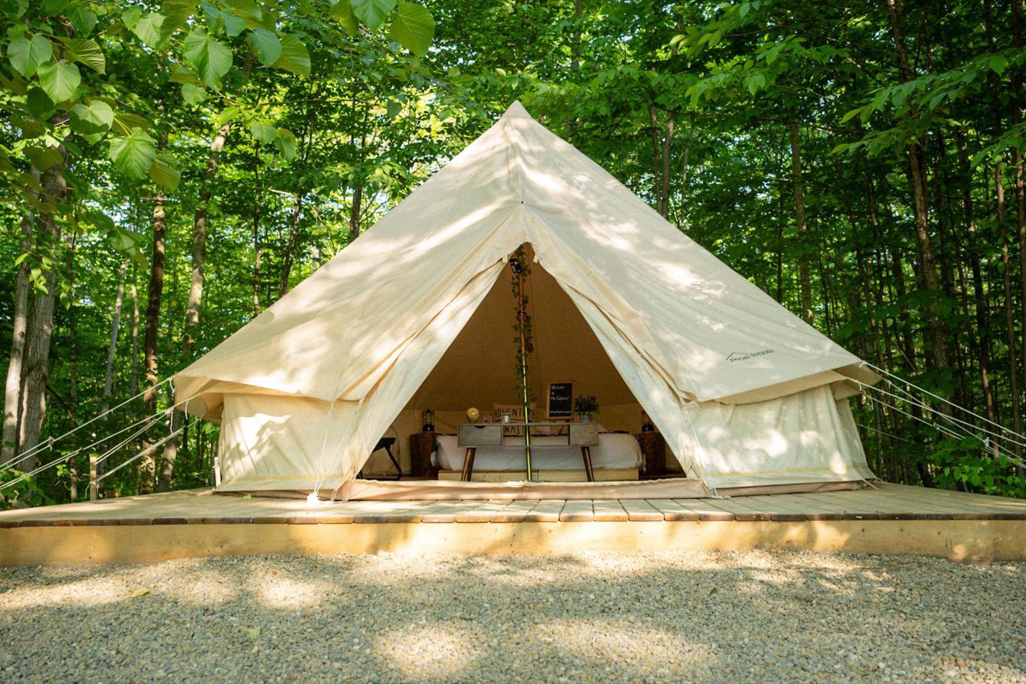 Grotto Getaway Hotell Miller Lake Eksteriør bilde