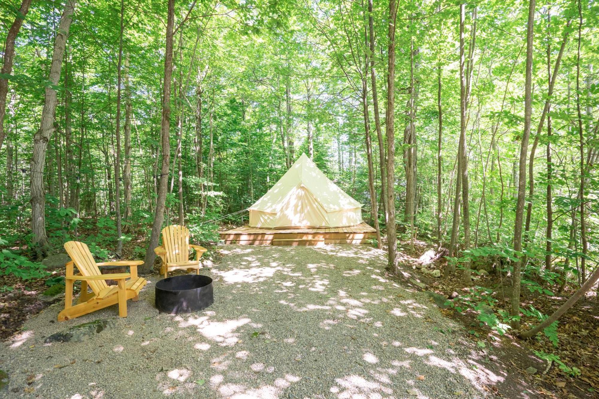 Grotto Getaway Hotell Miller Lake Eksteriør bilde
