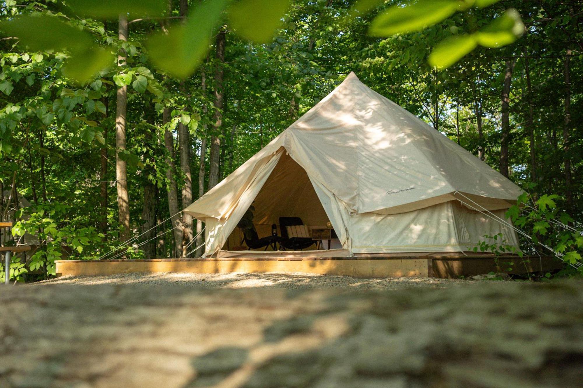 Grotto Getaway Hotell Miller Lake Eksteriør bilde