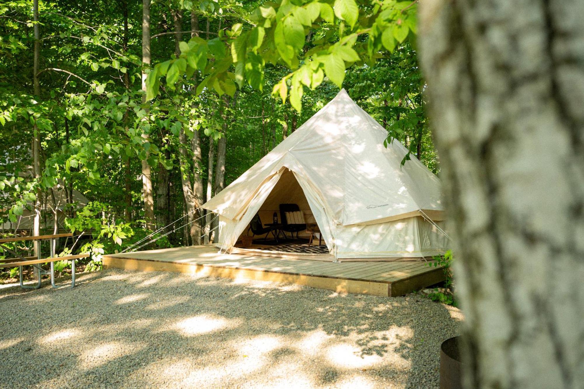 Grotto Getaway Hotell Miller Lake Eksteriør bilde