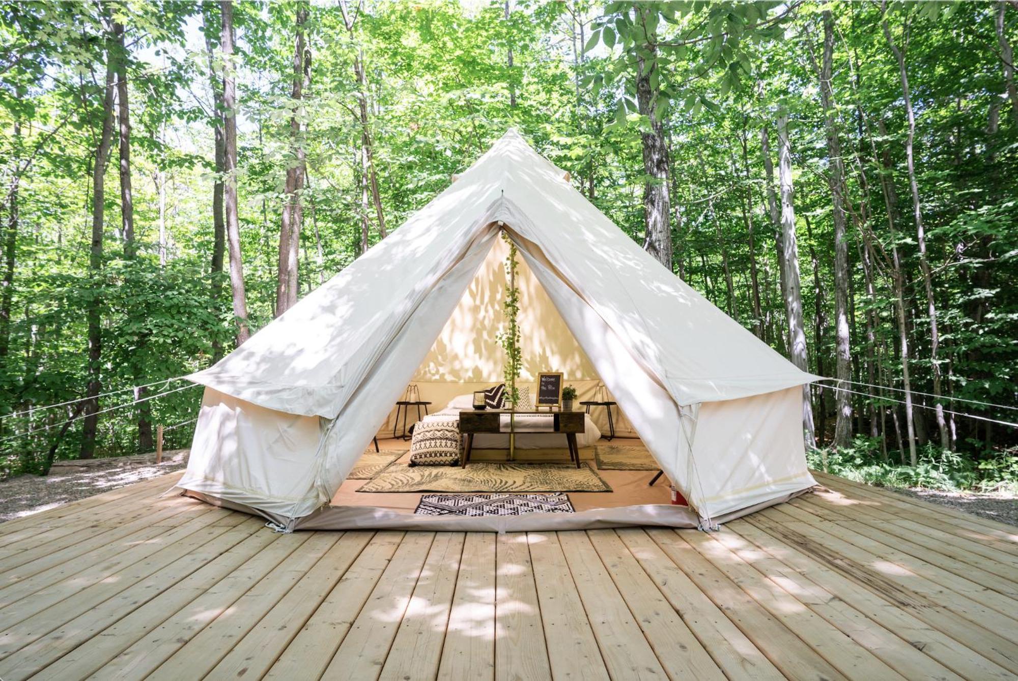 Grotto Getaway Hotell Miller Lake Eksteriør bilde