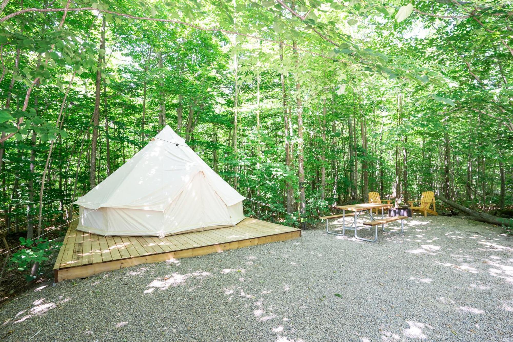Grotto Getaway Hotell Miller Lake Eksteriør bilde