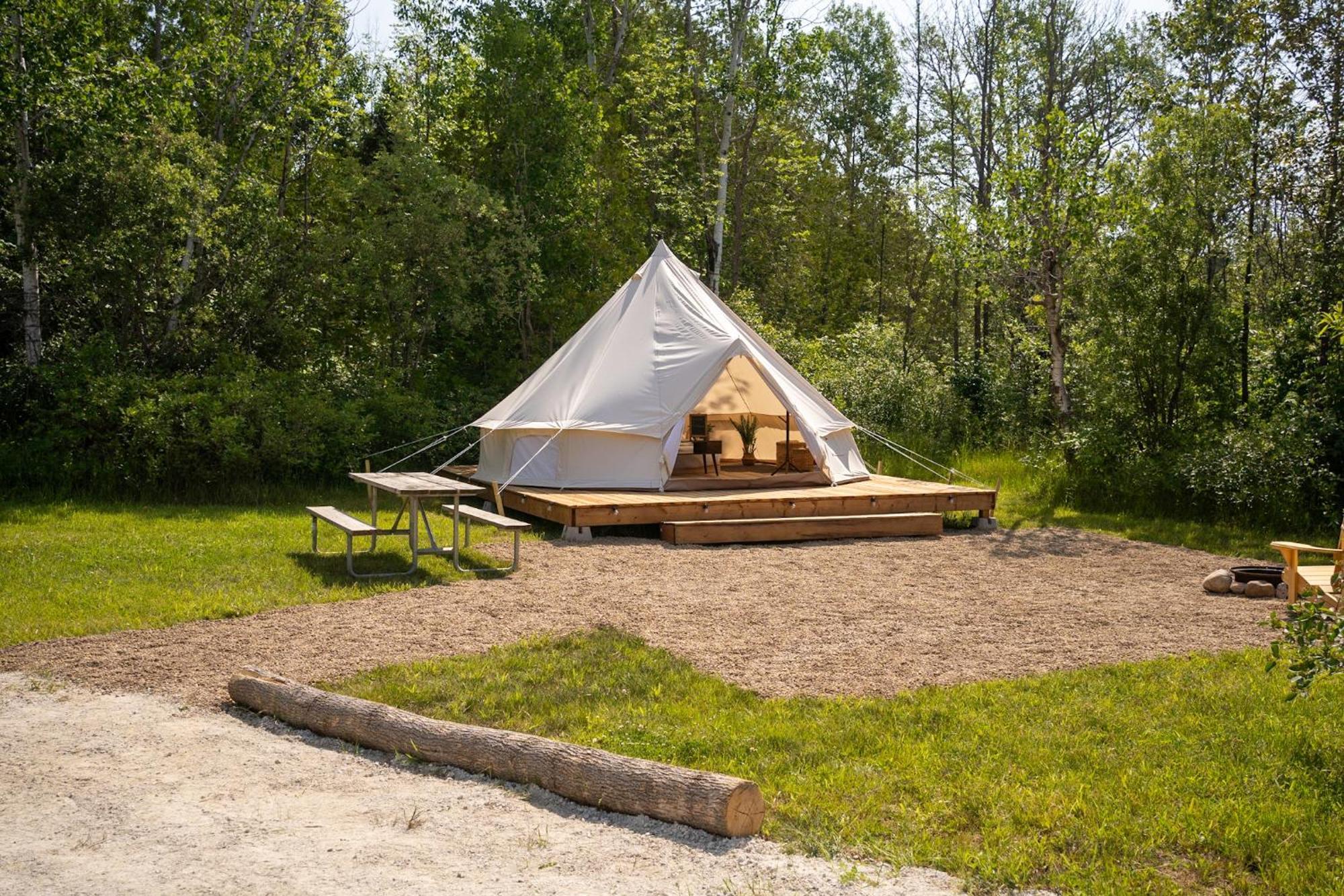 Grotto Getaway Hotell Miller Lake Eksteriør bilde